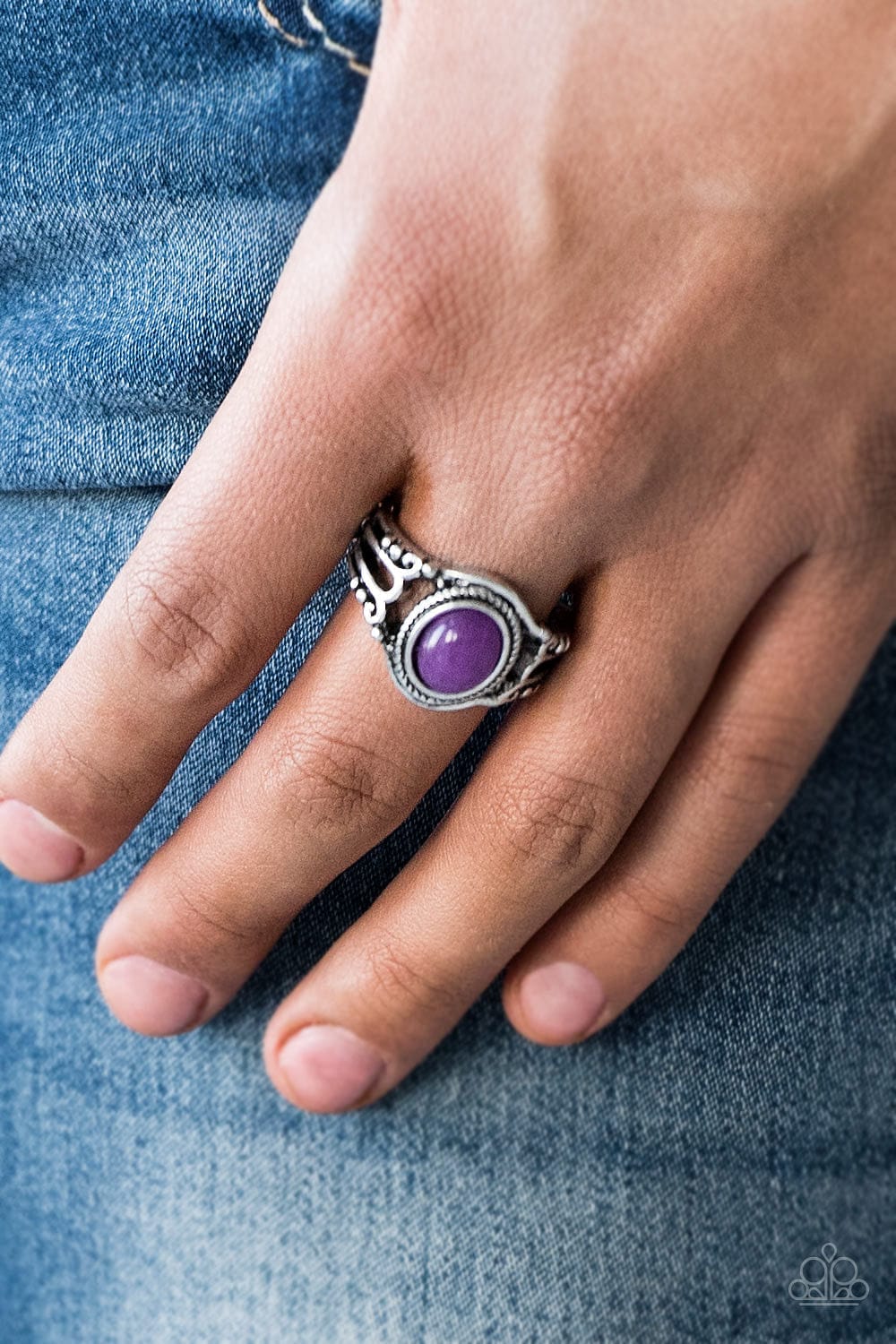 Paparazzi Accessories Ring Peacefully Peaceful - Purple