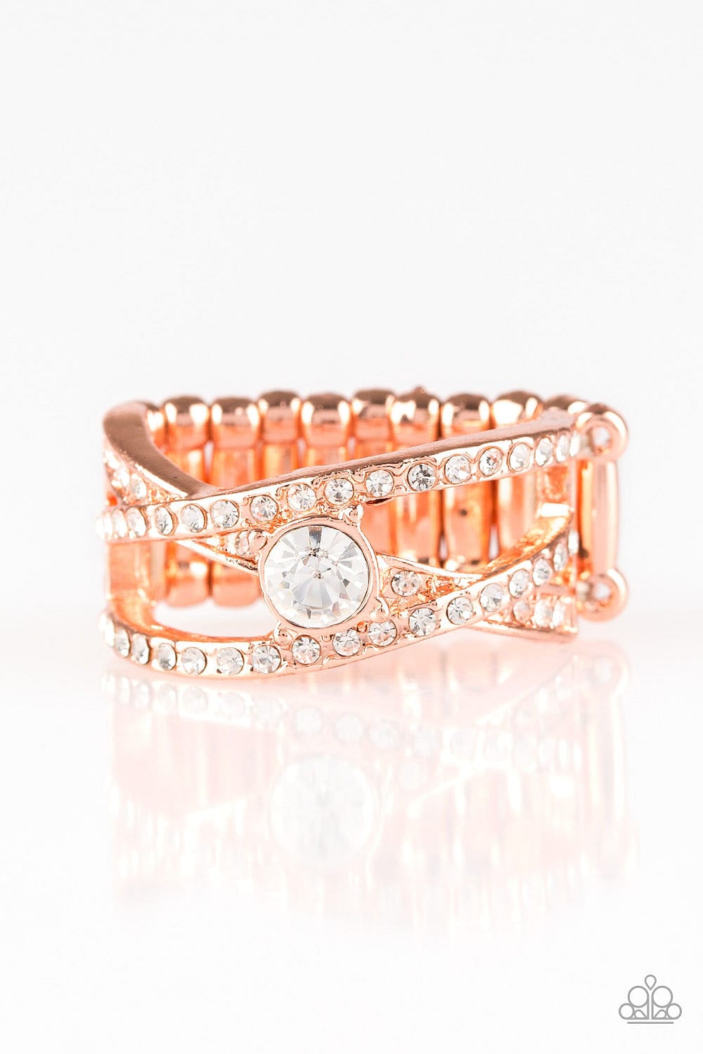 Paparazzi Accessories Ring Prepare To Be Dazzled! - Copper