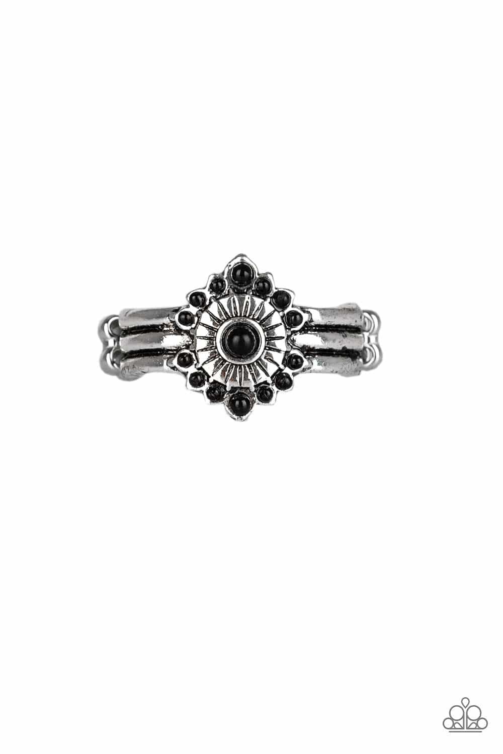Paparazzi Accessories Ring Rainbow Rivera - Black