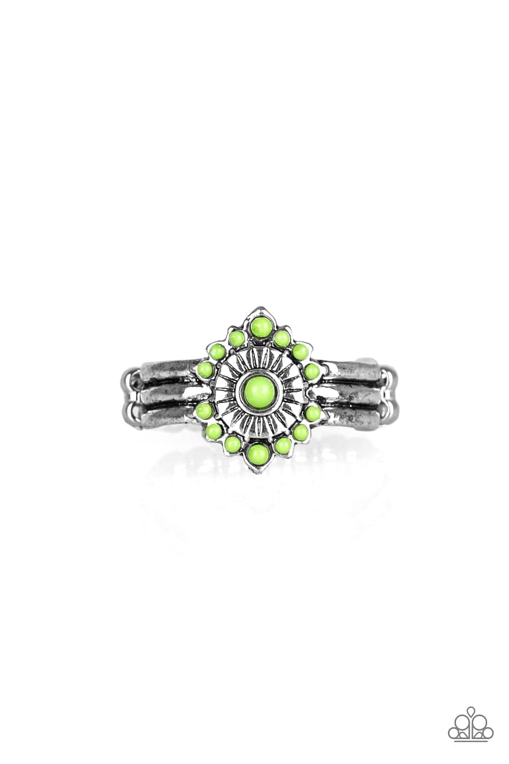 Paparazzi Accessories Ring Rainbow Rivera - Green