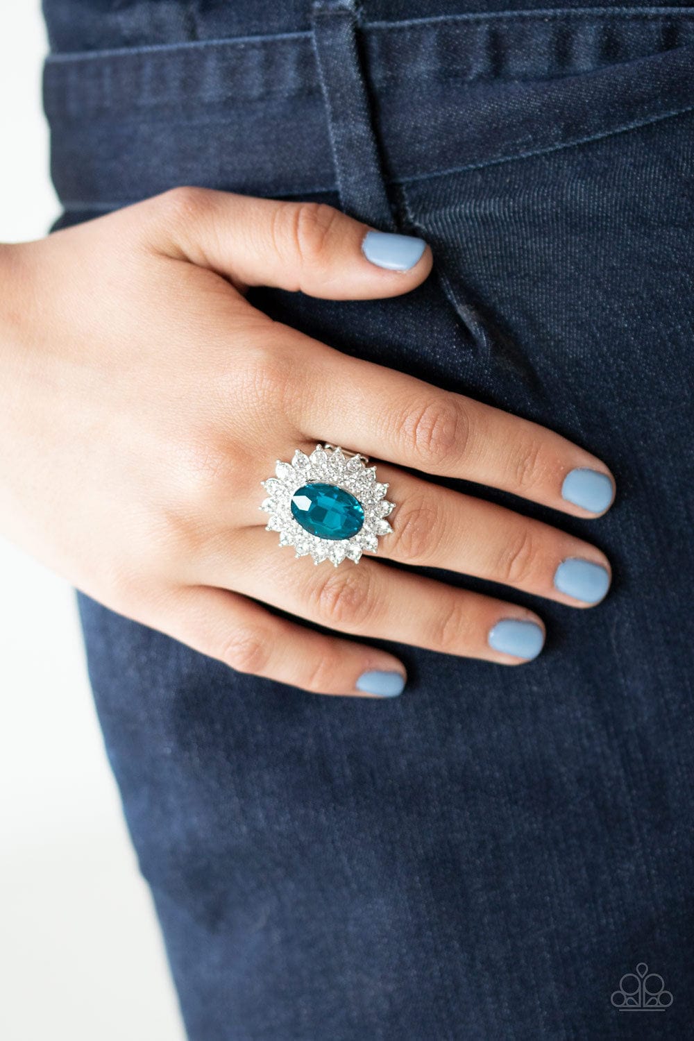 Paparazzi Accessories Ring Secret Garden Glow - Blue