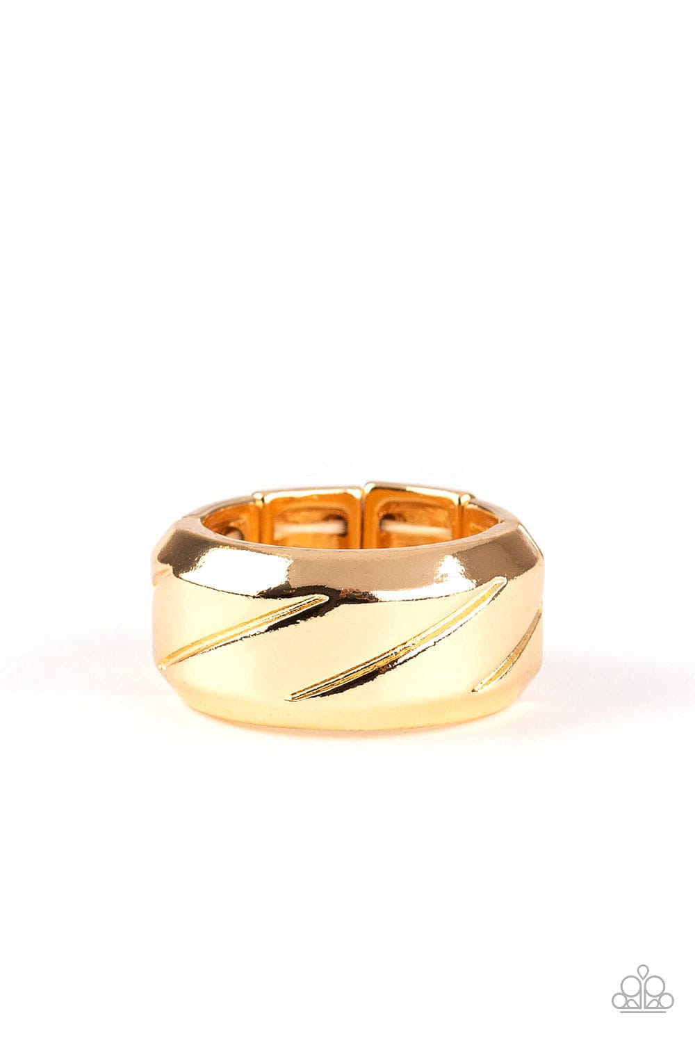 Paparazzi Accessories Ring Sideswiped - Gold