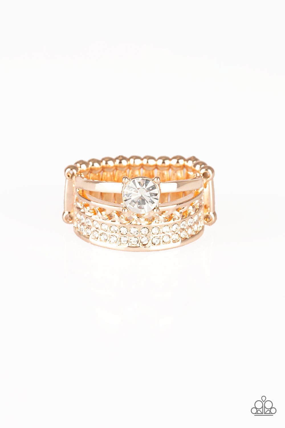 Paparazzi Accessories Ring The Overachiever - Rose Gold